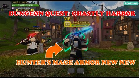 I Got All New Hunters Mage Armor In Roblox Dungeon Quest Ghastly