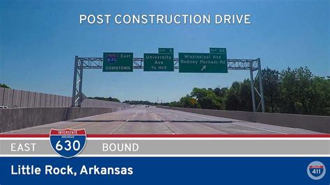 Interstate 630 Eastbound In Little Rock Arkansas Interstate 411