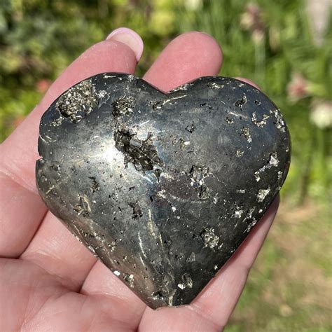 Pyrite Heart A Great T For A Collector The Rock Crystal Shop