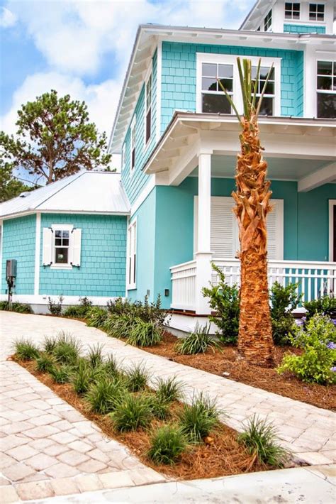 Colorful Florida Houses Beach House Exterior Beach House Colors