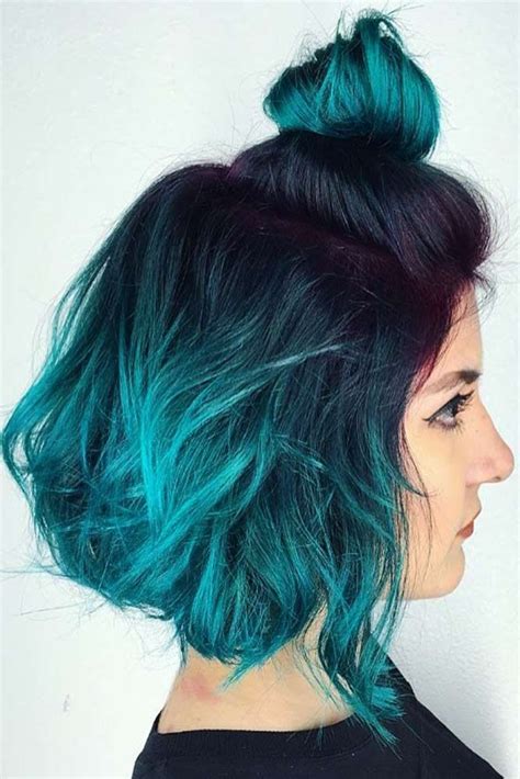 Explore The Teal Hair Color Palette Saturated Deep And Pastel Hues