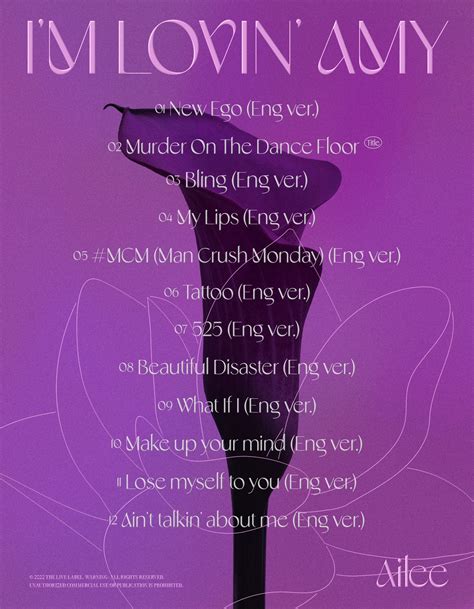 Ailee Ungkap Daftar Lagu untuk Album Berbahasa Inggris “I’m Loving’ Amy