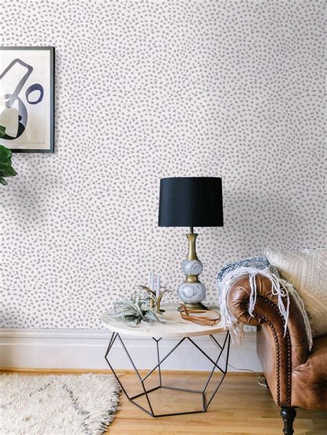 Self Adhesive Cute Spot Pattern Wallpaper Scallop Removable Etsy