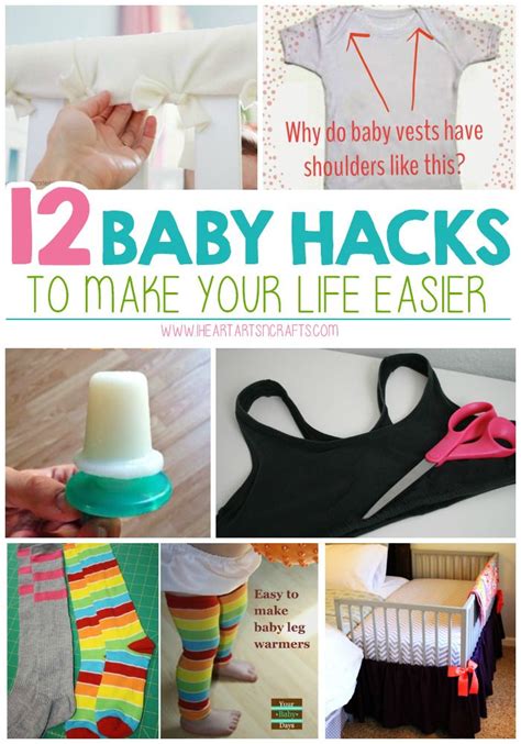 Genius Baby Hacks To Make Your Life Easier I Heart Arts N Crafts