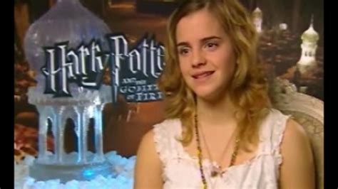 Emma Watson Junket Interview For Harry Potter And The Goblet Of Fire 2005 Youtube