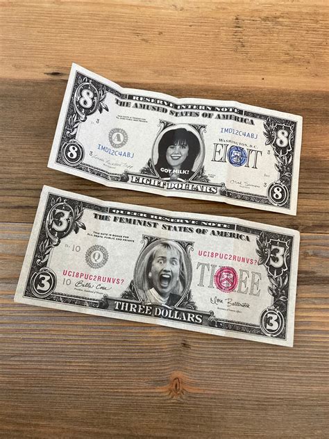 Two Slick Times Novelty Money Political Humor Dollar Bills Etsy