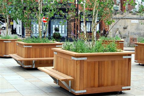 Image Result For Planters With Bench Seating オープンスペース 户外