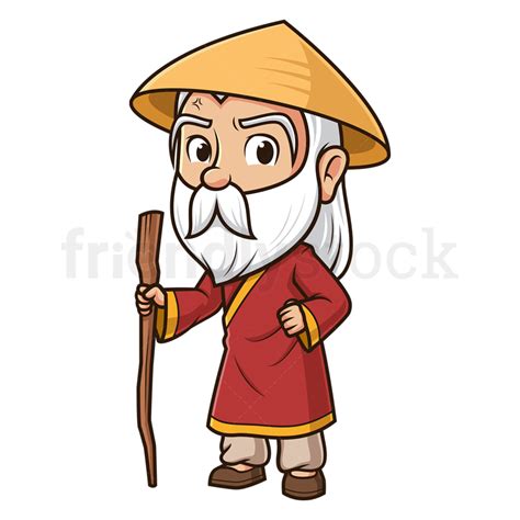 Chinese Man Cartoon