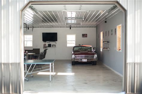 Custom pole barn building options interior exterior builders pa. Post-Frame Garage for Classic Cars | DIY Pole Barns