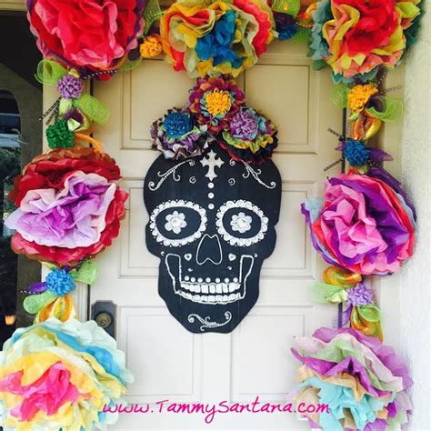 Tammysantana Com Dia De Los Muertos Crafty Blog Hop Sugar Skull
