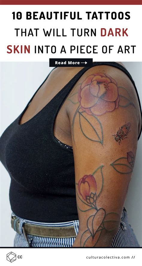 10 Beautiful Tattoos For Dark Skin To Turn Yourself Into A Piece Of Art Tattoos That Look Good
