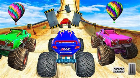 Juegos De Carros Mega Ramp Monster Truck Video Juego De Carreras De