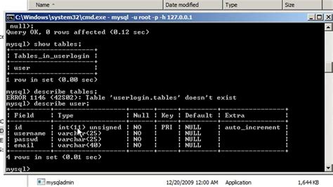 How To Show Table In Mysql Command Line