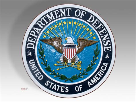 Us Department Of Defense Plaque Seal