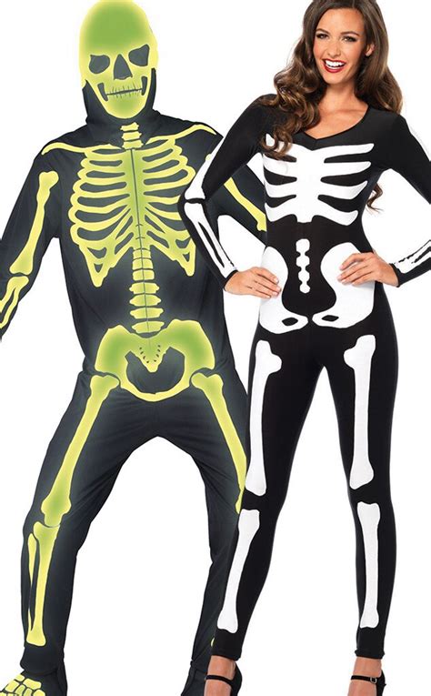 Glow In The Dark Couple From 31 Genius Couples Halloween Costume Ideas