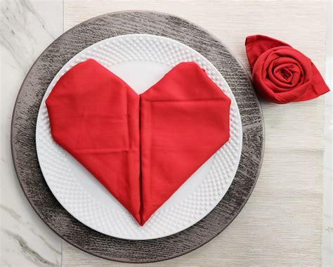 Valentines Day Napkin Folding Ideas Creative Ramblings