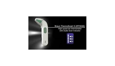 braun thermoscan manual 4520