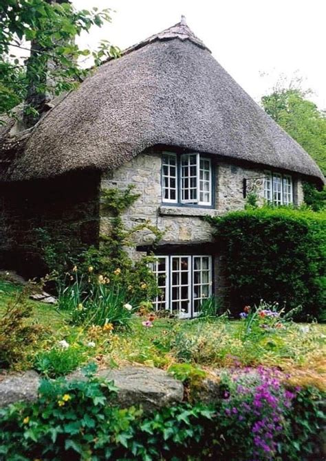 Pin By Junie On Country Homes Thatched Cottage Stone Cottages