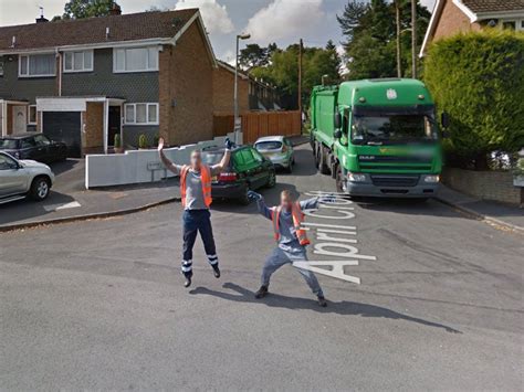 Google street view has revolutionised the way people explore and traffic to new places, giving you the ability to travel to nearly anywhere in the world from behind your screen. Dancing Birmingham binmen become latest stars of Google ...