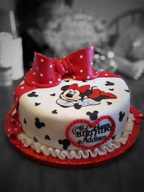 Addisens 3rd Birthday Cake Minnie Mouse Torten Deko Geburtstag Kreativ