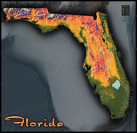 223 meters / 731.63 feet 12. Florida Elevation Map Above Sea Level | Printable Maps