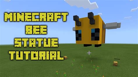 Bee Creative With This Minecraft Bee Statue Tutorial Bedrock Youtube
