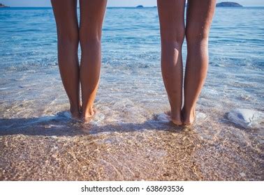 Female Legs On Beach Stock Photo Edit Now