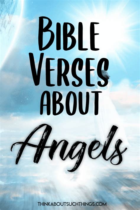 70 Bible Verses About Angels Think About Such Things