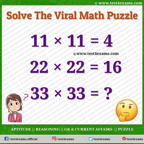 Solve The Viral Math Puzzles Confusing Brainteaser Test 4 Exams