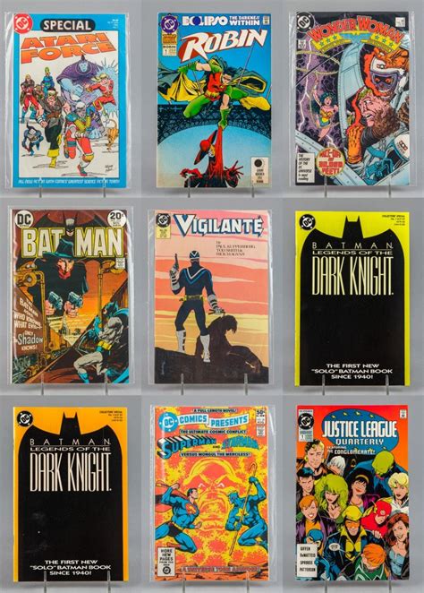 Lot Assorted Dc Comics Atari Force Special 1 Robin Annual 1 Wonder