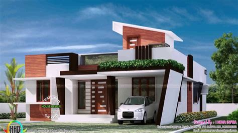 Contemporary Single Floor House Plans Kerala Home Alqu