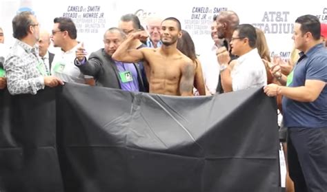 Watch As Boxer Andrew Cancio Gets Naked For Weigh In And