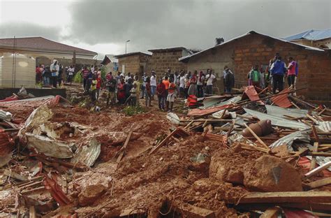 At Least 600 Missing In Deadly Sierra Leone Mudslides La Times