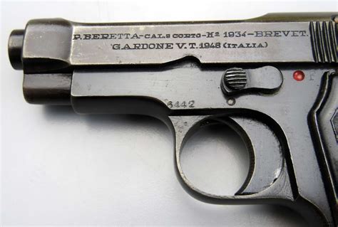 Armi Usate Web Portal Pistola Beretta Mod 1934 Cal 9 Corto Anno 1948