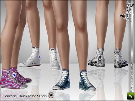 The Sims Resource Converse Chuck Tailor Allstars