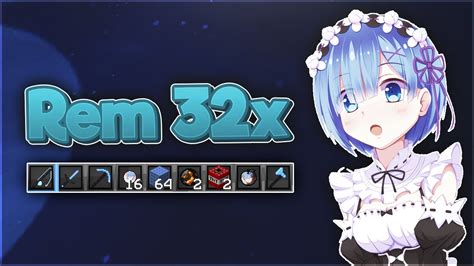 Rem 32x Blue Anime Minecraft Pvp Texture Pack And Resource Pack 18