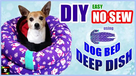 Diy How To Make Easy No Sew Deep Dish Dog Bed Using Old Clothes Step