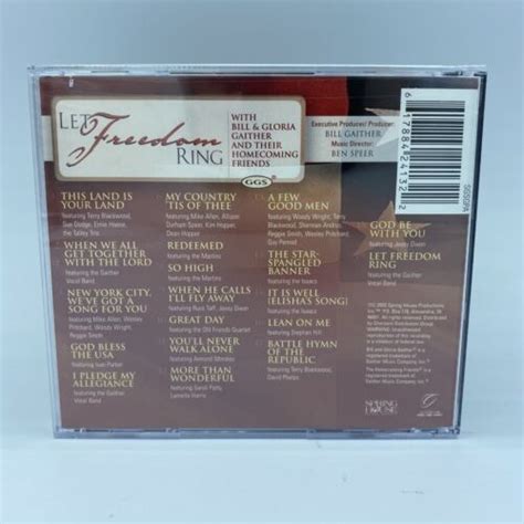 Let Freedom Ring By Bill Gaither Gospel CD Sep Spring House New Sealed EBay