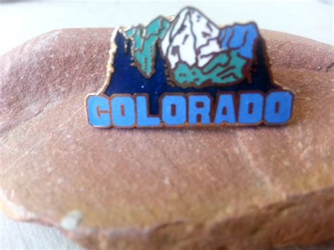 Colorado Souvenir Pin Colorado Hat Tack Pin State Souvenir Etsy
