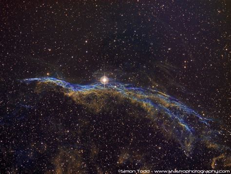 Ngc6960 Witchs Broom Nebula In Hubble Palette Narrowband Simon