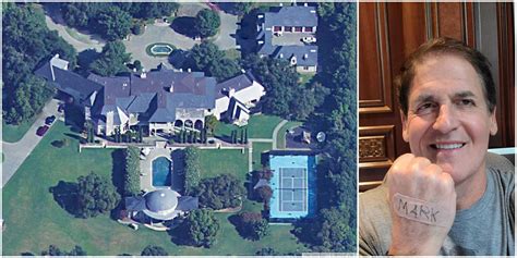 Billionaire Mark Cubans Dallas Mansion Looks Massive Even When Seen