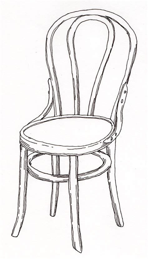 Learn how to draw chair pictures using these outlines or print just for coloring. Pen, Pencil, Paper—Draw!: June 2012