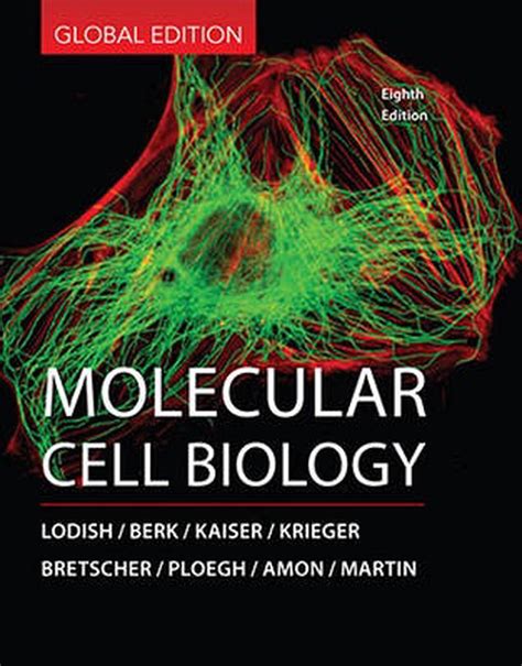 Molecular Cell Biology 8th Edition By Arnold Berk Hardcover