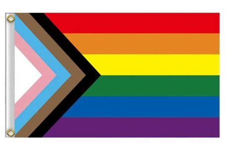 Progress Pride Rainbow Flag X Ft Lgbtq Gay Lesbian Trans People Of