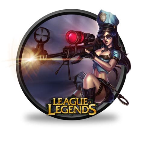 League Of Legends Officer Caitlyn Icon Png Clipart Image