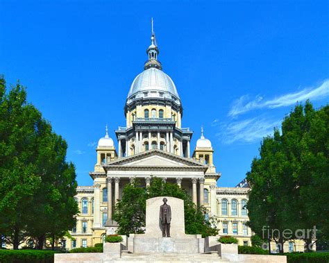 Illinois State Capitol Building On Route 66 Photograph By Catherine