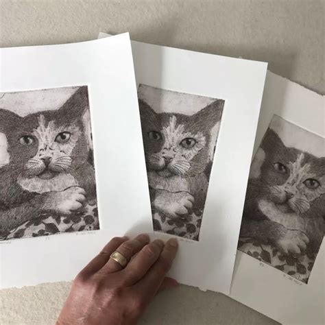 Make An Intaglio Drypoint Print From Recycled Paper Cartons Drypoint