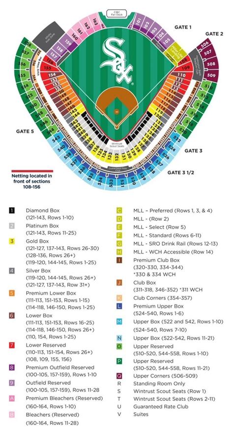 White Sox Update Seating Map For The 2023 Season Sox On 35th