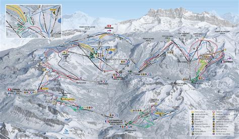 Chatel Piste Map Plan Of Ski Slopes And Lifts Onthesnow