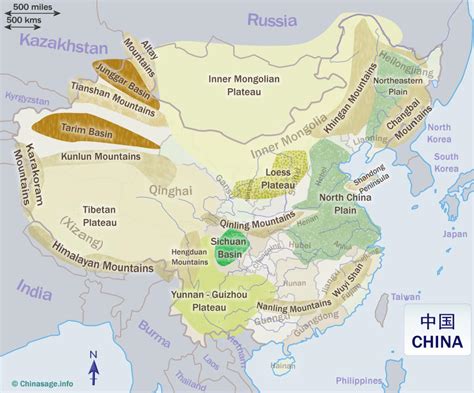 National Geographic Map Of China